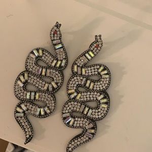snake earrings